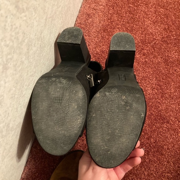 Black Open Toed Heels - Picture 3 of 5